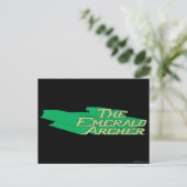 Emerald Archer-Logo Postkarte (Stehend Vorderseite)