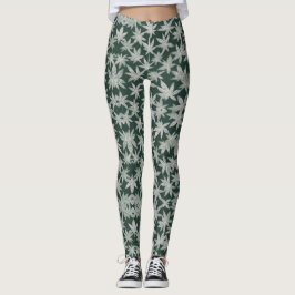 Emerald Asanoha: Ein traditionelles japanisches De Leggings