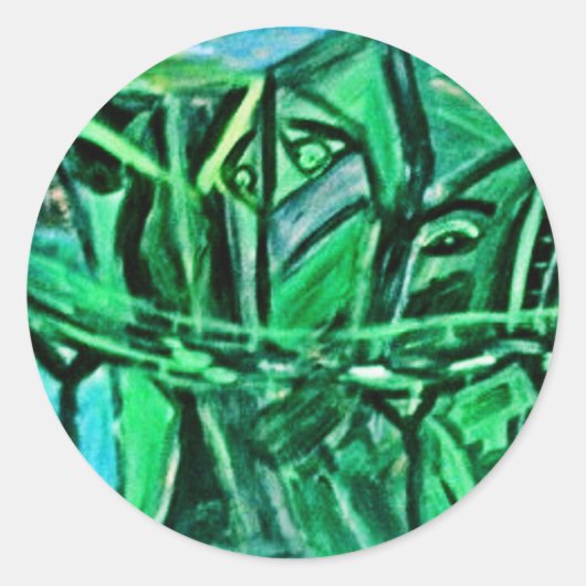 EMERALD AUES RUNDER AUFKLEBER (Vorderseite)
