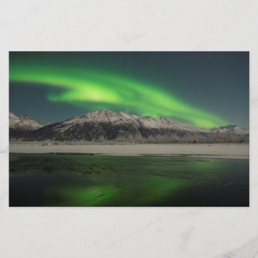 Emerald Aurora Briefpapier (Vorderseite)