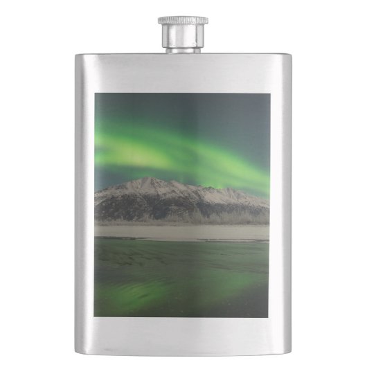 Emerald Aurora Flachmann (Vorderseite)