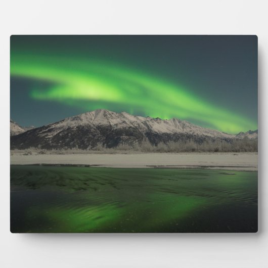 Emerald Aurora Fotoplatte (Vorderseite)