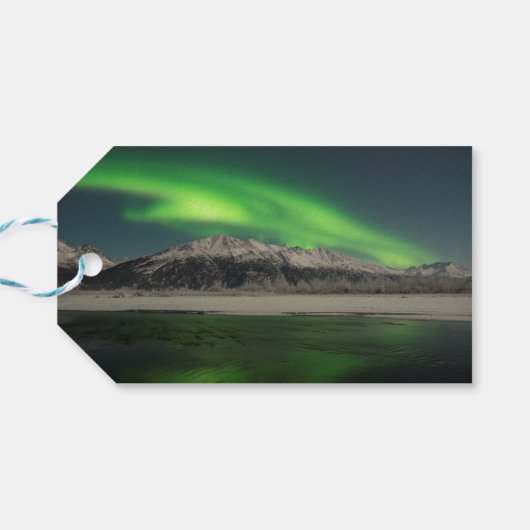 Emerald Aurora Geschenkanhänger (Rückseite Horizontal)