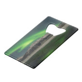 Emerald Aurora Kreditkarten Flaschenöffner (Vorderseite Schrägansicht)