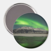 Emerald Aurora Magnet (Vorderseite/Rückseite)