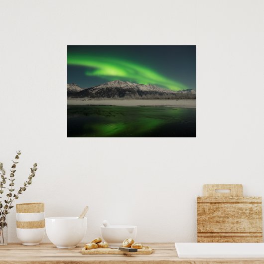 Emerald Aurora Poster (Küche)