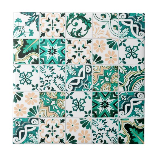 Emerald Azulejo Tiles Fliese (Vorderseite)