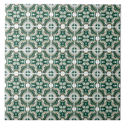 Emerald Azulejo Tiles Fliese (Vorderseite)