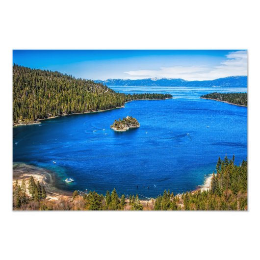 Emerald Bay Foto Print (Vorne)