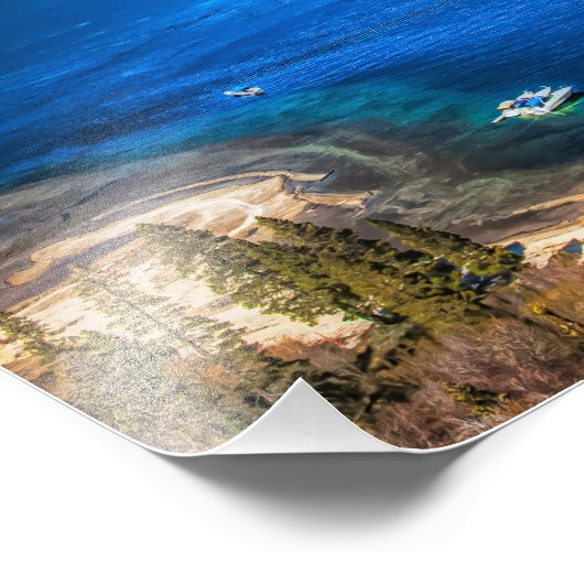 Emerald Bay Foto Print (Ecke)