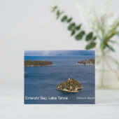 Emerald Bay, Lake Tahoe California Products Postkarte (Stehend Vorderseite)