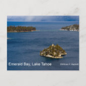 Emerald Bay, Lake Tahoe California Products Postkarte (Vorderseite)