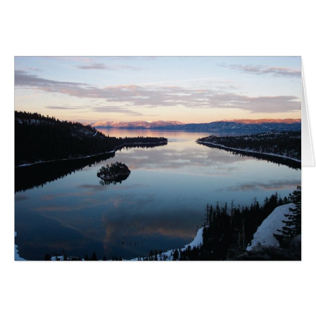 Emerald Bay, Lake Tahoe Card (Vorderseite (Horizontal))