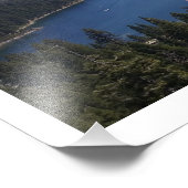 "Emerald Bay", Lake Tahoe Fotodruck (Ecke)
