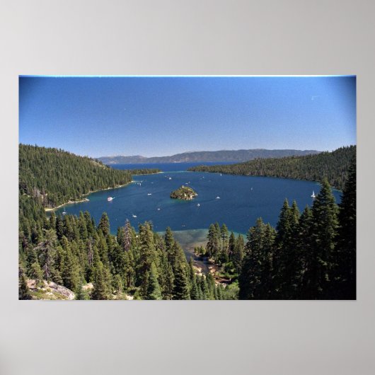 Emerald Bay, Lake Tahoe, Kalifornien, USA Poster (Vorne)