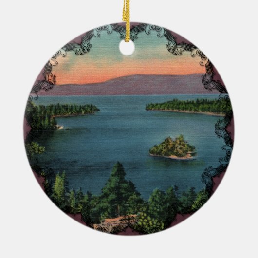 Emerald Bay - Lake Tahoe Ornament (Hinten)