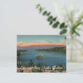 Emerald Bay - Lake Tahoe Postcard Postkarte (Stehend Vorderseite)