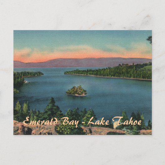 Emerald Bay - Lake Tahoe Postcard Postkarte (Vorderseite)