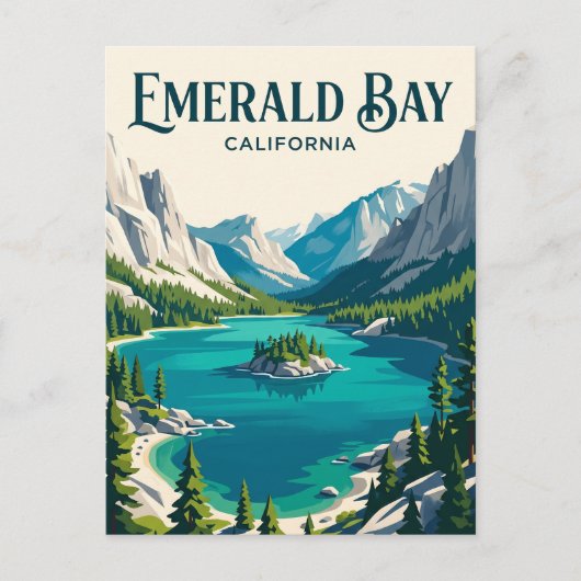 Emerald Bay State Park USA Postkarte (Vorderseite)