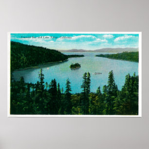 Emerald Bay View auf Lake Tahoe Lake Tahoe, CA Poster