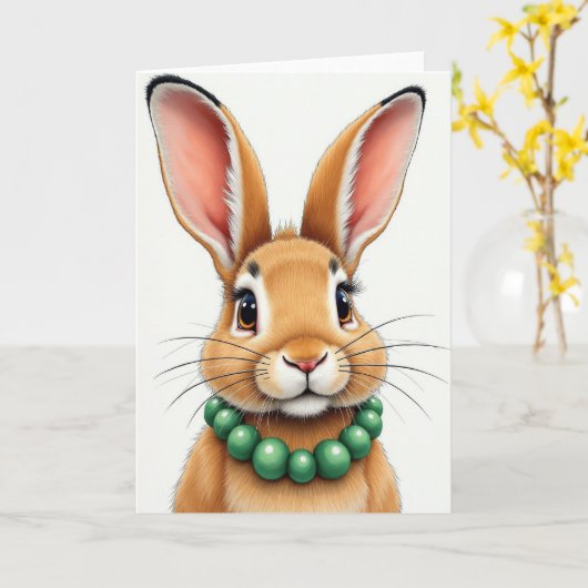 Emerald Bead Creature Card Karte (Gelbe Blume)