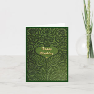 Emerald Beauty Happy Birthday Greeting Card Karte