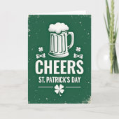 Emerald Beer Cheers Pattern Card Karte (Vorderseite)