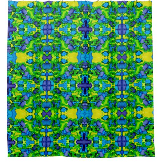 Emerald Bliss Duschvorhang (Vorderseite)