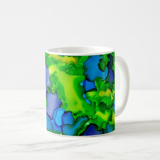Emerald Bliss Kaffeetasse (VorderseiteRechts)