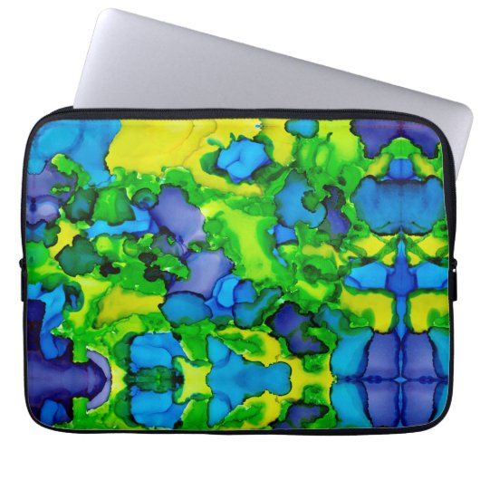 Emerald Bliss Laptopschutzhülle (Vorderseite)