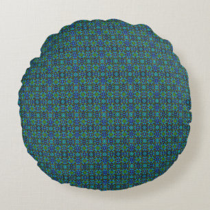 Emerald Bliss Rundes Kissen