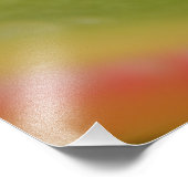 Emerald Bloom: Nature’s Liquid Jewel Fotodruck (Ecke)