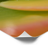 Emerald Bloom: Nature’s Liquid Jewel Poster (Ecke)