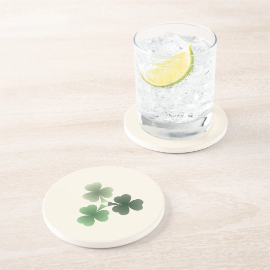 Emerald Blüh Getränkeuntersetzer (Seite)