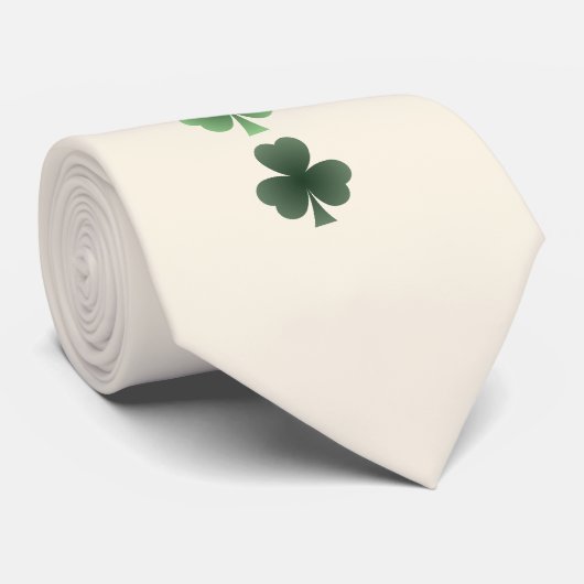 Emerald Blüh Krawatte (Gerollt)