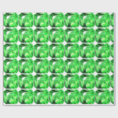 Emerald, Bright Green Geschenkpapier (Flach)