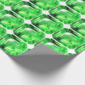 Emerald, Bright Green Geschenkpapier (Ecke)
