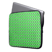 Emerald, Bright Green Laptopschutzhülle (Vorderseite Links)