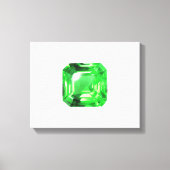 Emerald, Bright Green Leinwanddruck (Vorderseite)