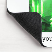 Emerald, Bright Green Mousepad (Ecke)