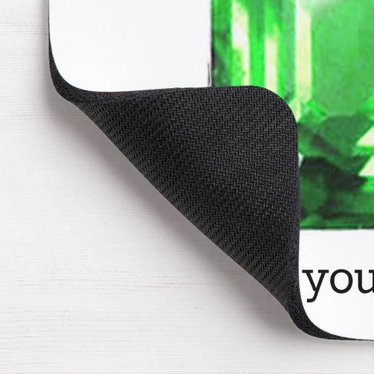 Emerald, Bright Green Mousepad (Ecke)