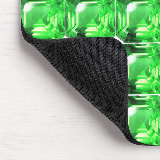 Emerald, Bright Green Mousepad (Ecke)