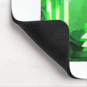 Emerald, Bright Green Mousepad (Ecke)