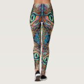 Emerald Cat eyes Leggings - Hübsch (Rückseite)