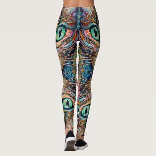 Emerald Cat eyes Leggings - Hübsch (Rückseite)