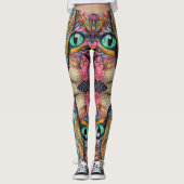 Emerald Cat eyes Leggings - Hübsch (Vorderseite)