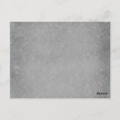 Emerald Celtic Cross Tischnummer Postcard (Rückseite)