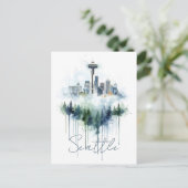 Emerald City Mist: Seattle Postkarte (Stehend Vorderseite)