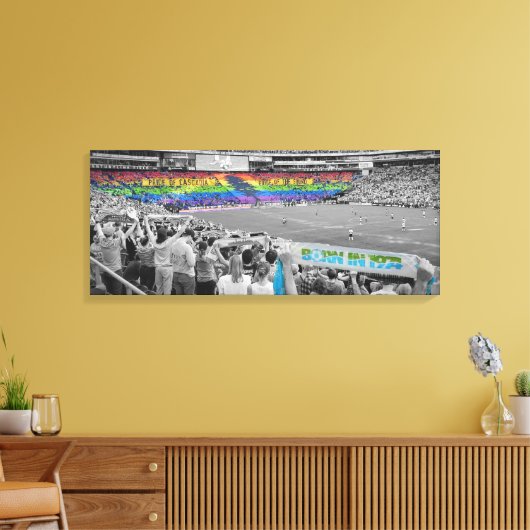 Emerald City Pride Leinwanddruck (Insitu (Wohnzimmer))