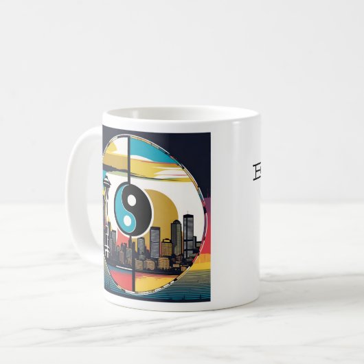 Emerald City Qi - Kaffeetasse (Vorderseite Links)